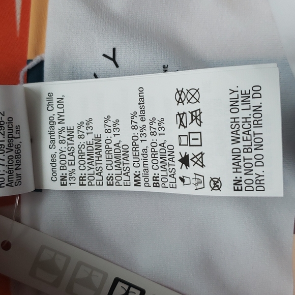 NWT Roxy bikini bottom - Andorra warm stripes - Picture 6 of 11